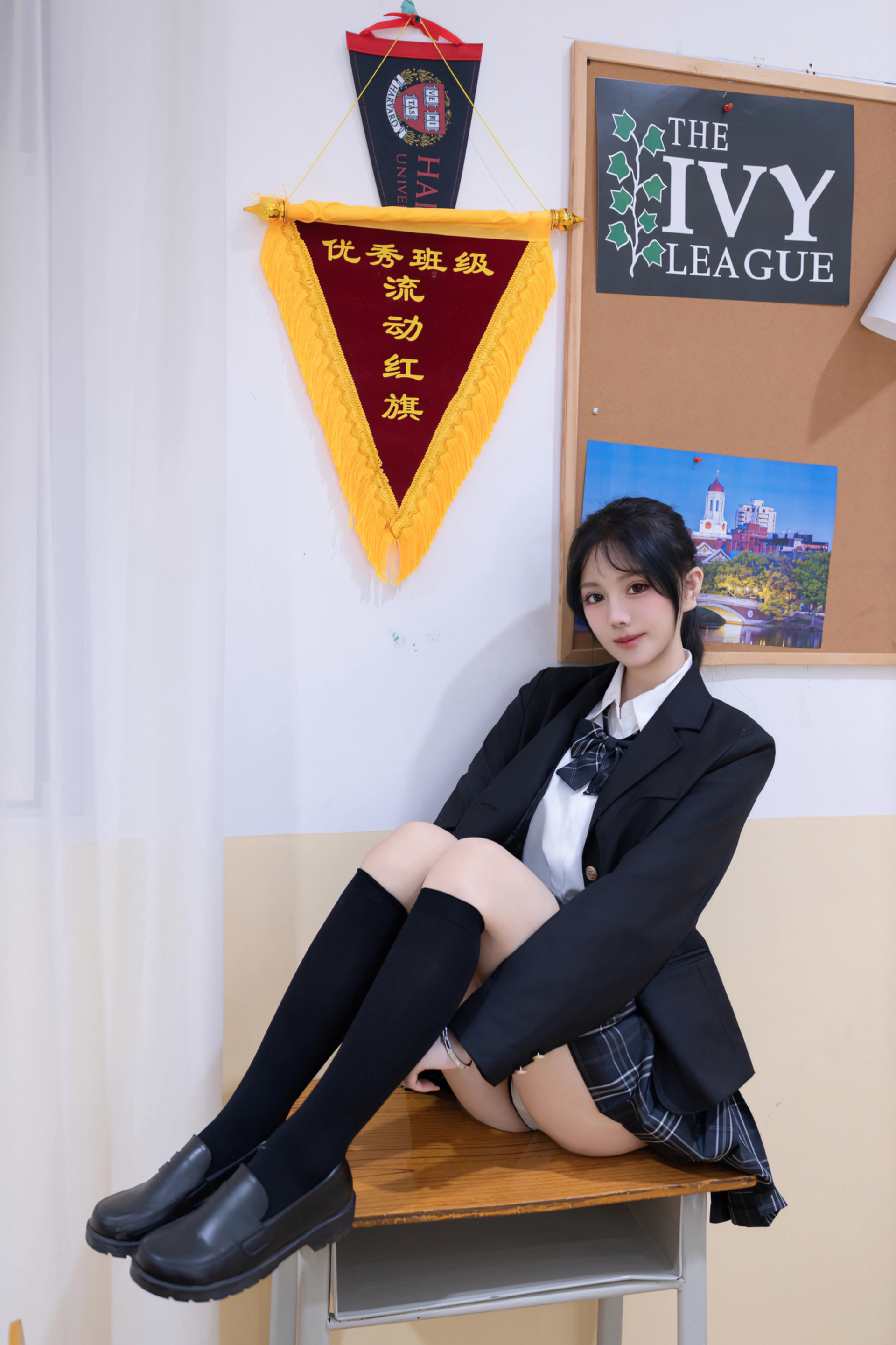 050.谢小蒽 – 内购无水印  NO.8058 教室调教 0